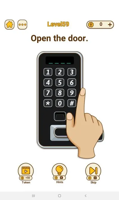 brain rush level 59 answer