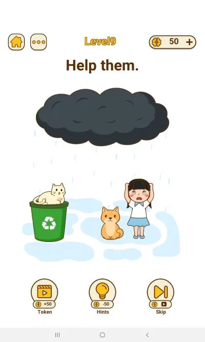 brain rush level 9 answer