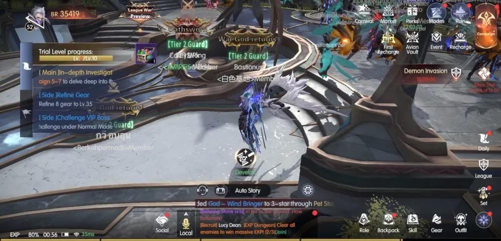 chronicle of infinity progression