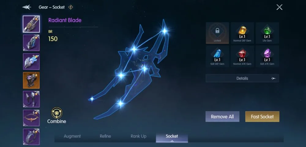 chronicle of infinity socket