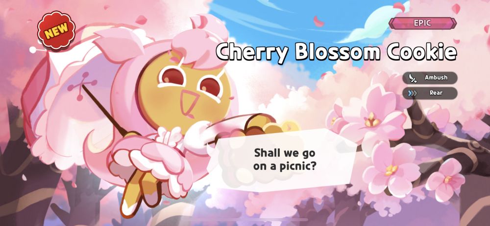 cherry blossom cookie cookie run kingdom