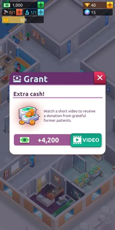 hospital empire tycoon extra cash