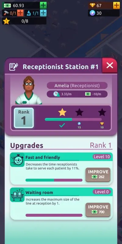 hospital empire tycoon upgrades