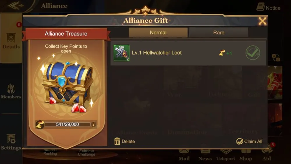 land of empires immortal alliance gift