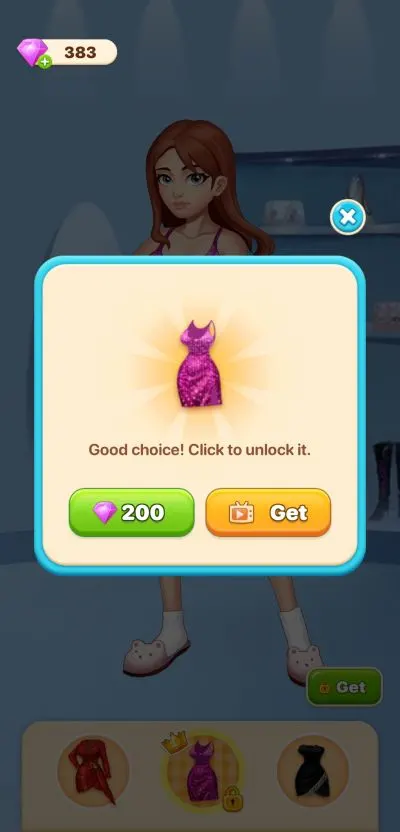 love fantasy match & stories dress unlock