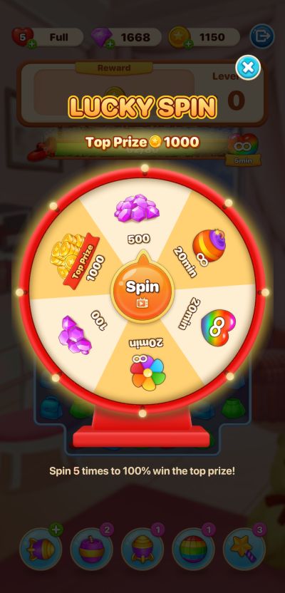 love fantasy match & stories lucky spin