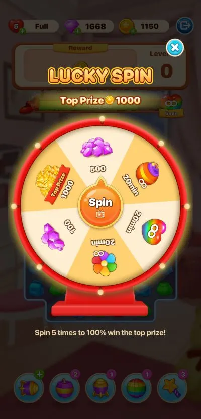 love fantasy match & stories lucky spin