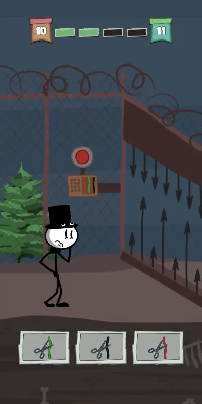 prison break stickman adventure black wire