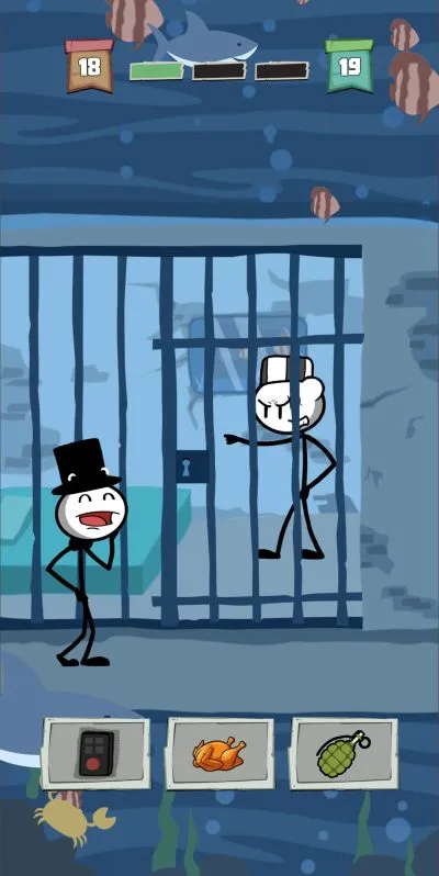 prison break stickman adventure chicken