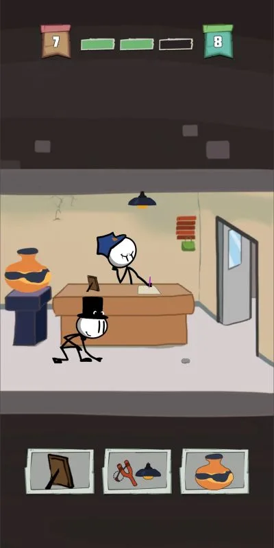prison break stickman adventure large vase