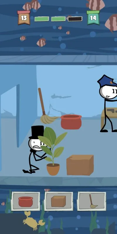prison break stickman adventure mop
