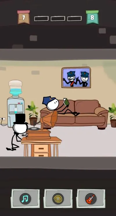 prison break stickman adventure music symbol