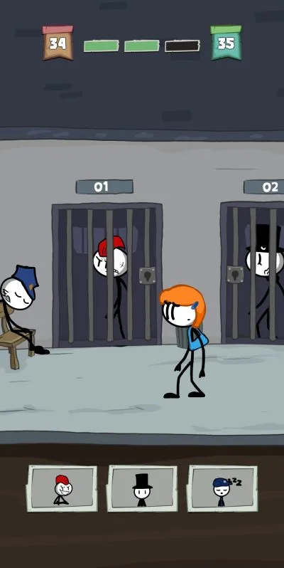 prison break stickman adventure other prisoner