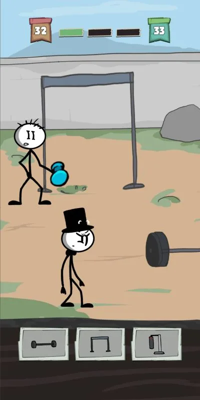 prison break stickman adventure punching bag