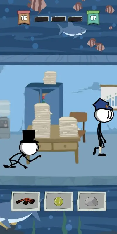 prison break stickman adventure rock