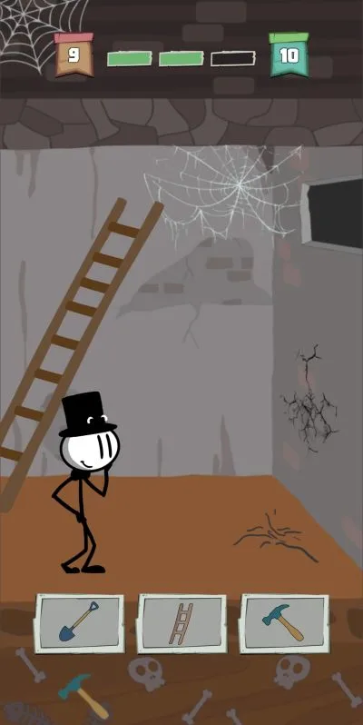 prison break stickman adventure shovel