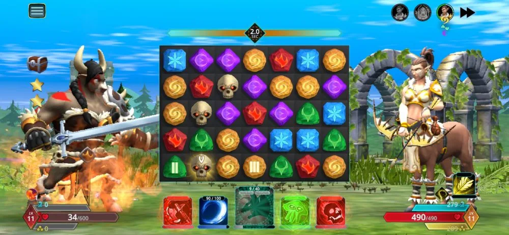 puzzle quest 3 battle