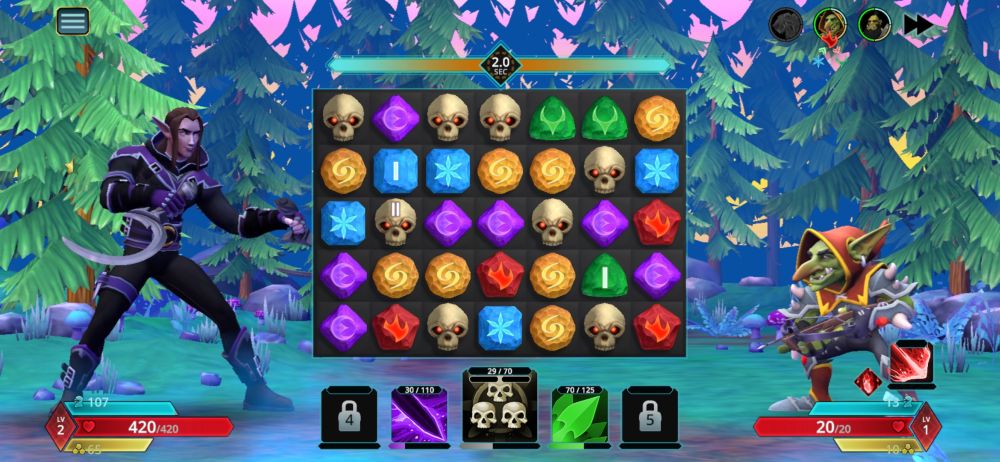 puzzle quest 3 fight