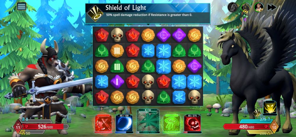puzzle quest 3 shield of light