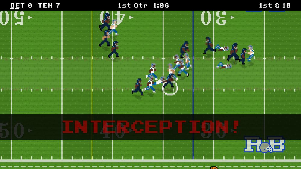 retro bowl interception