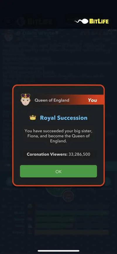 bitlife royal succession