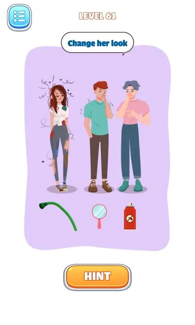 brain test thinking game level 61 answer