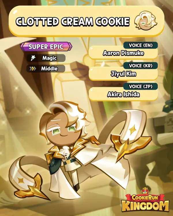 clotted cream cookie teaser cookie run kingdom