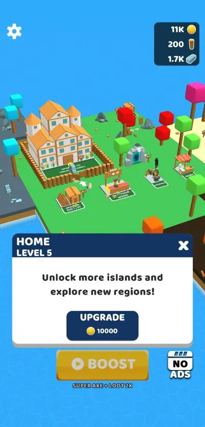 craftheim lumberjack island home upgrade