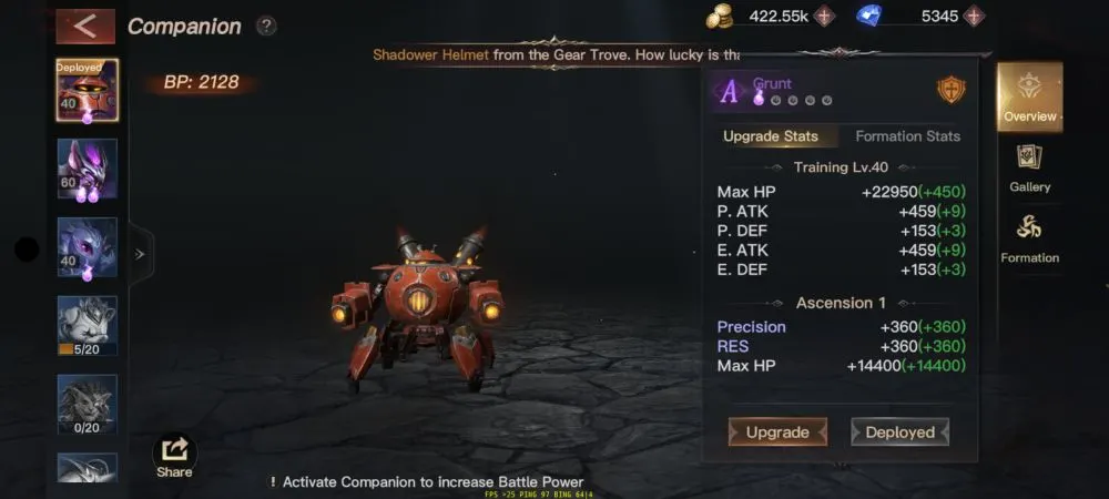 dark nemesis infinite quest companion