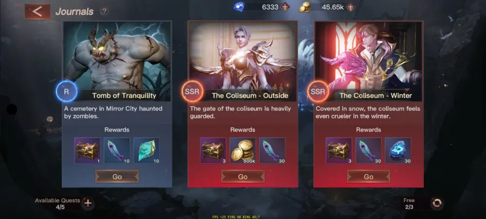 dark nemesis infinite quest journal