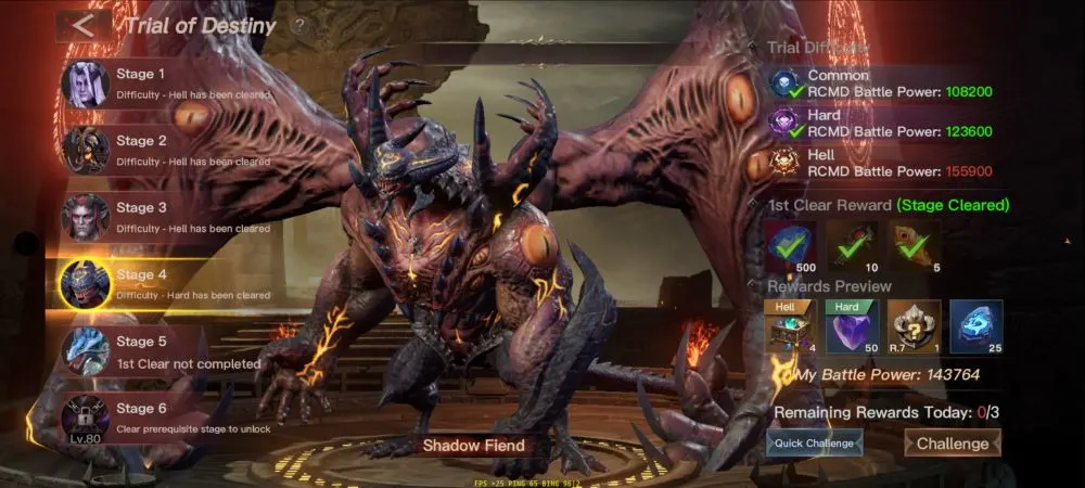 dark nemesis infinite quest trial of destiny