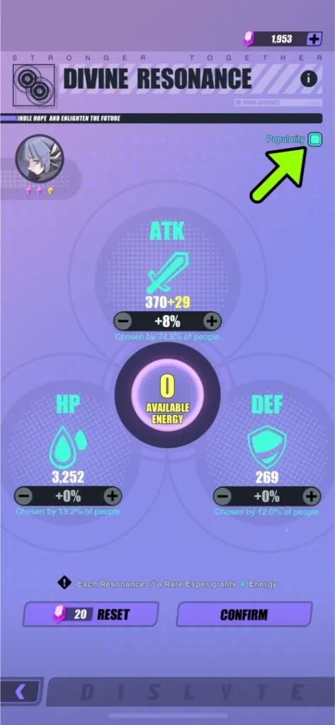 dislyte divine resonance
