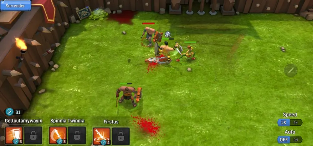 gladiator heroes combat