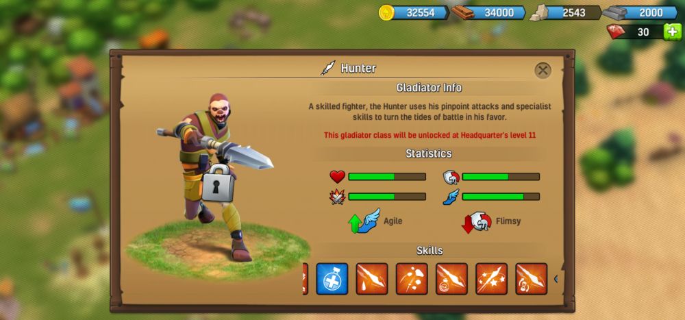 gladiator heroes spear