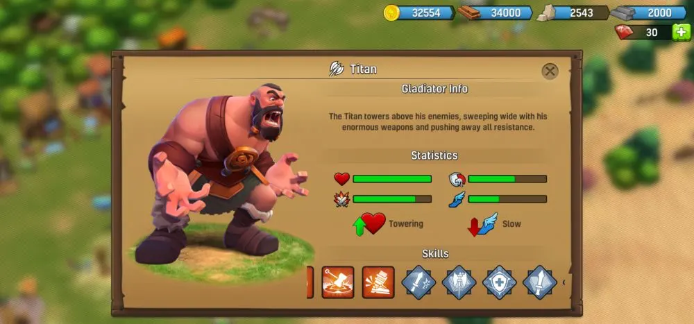 gladiator heroes two hander