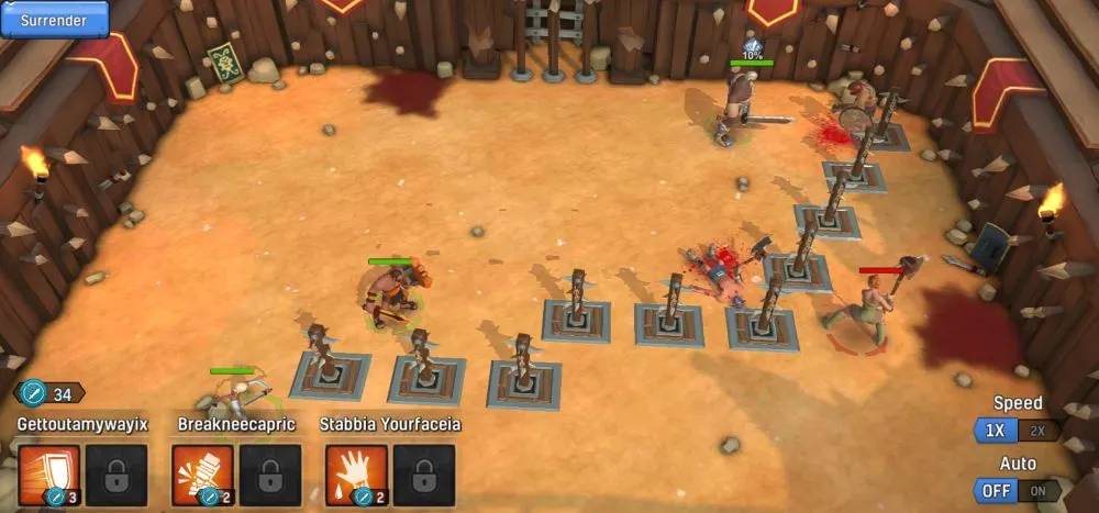 gladiator heroes wonderful poles