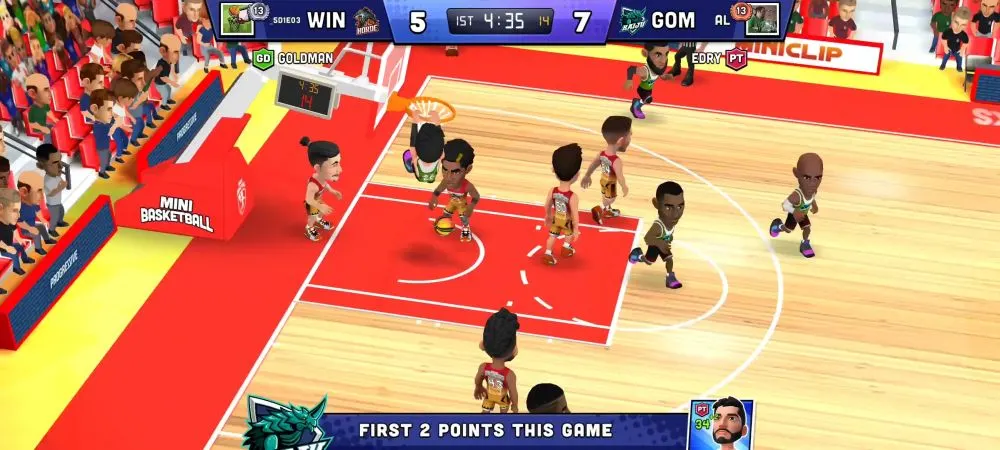 mini basketball block fail