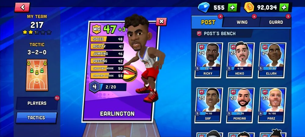 mini basketball earl stats