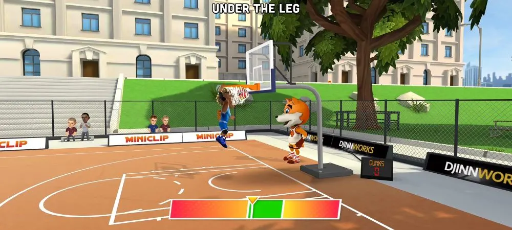 mini basketball target line