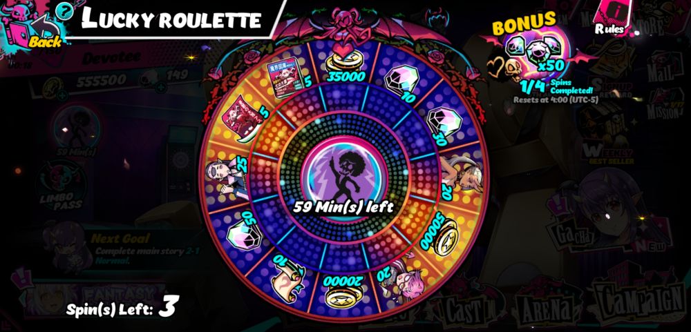 seven mortal sins x-tasy lucky roulette