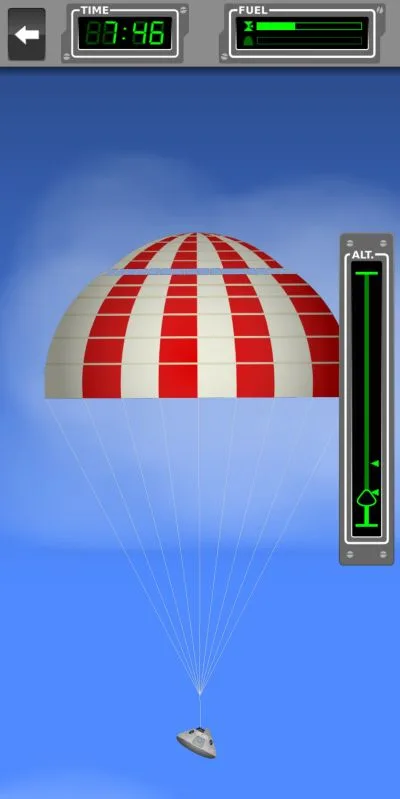 space agency parachute