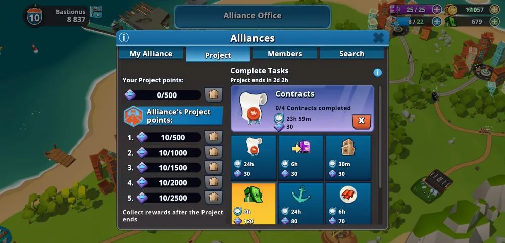 transit king tycoon transport alliance project points