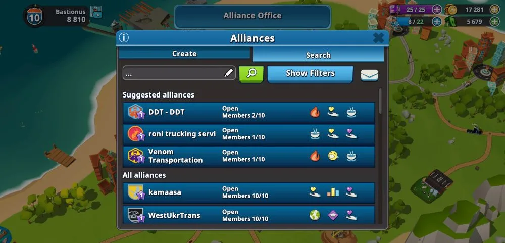 transit king tycoon transport alliances