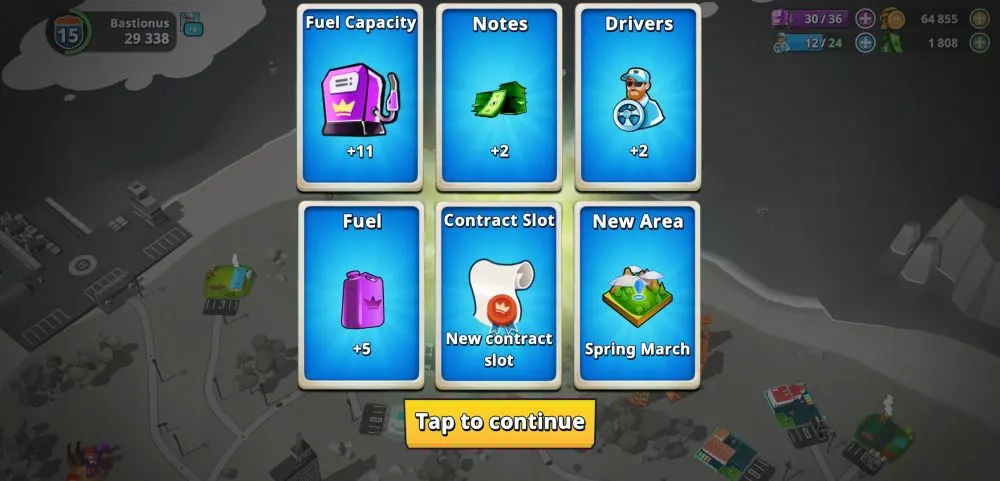 transit king tycoon transport fuel capacity