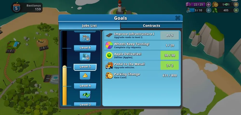 transit king tycoon transport goals