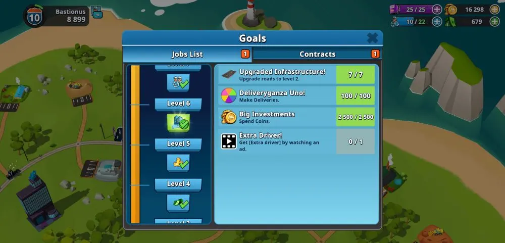 transit king tycoon transport job list