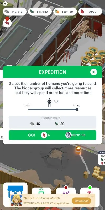 abandoned city survival expedition