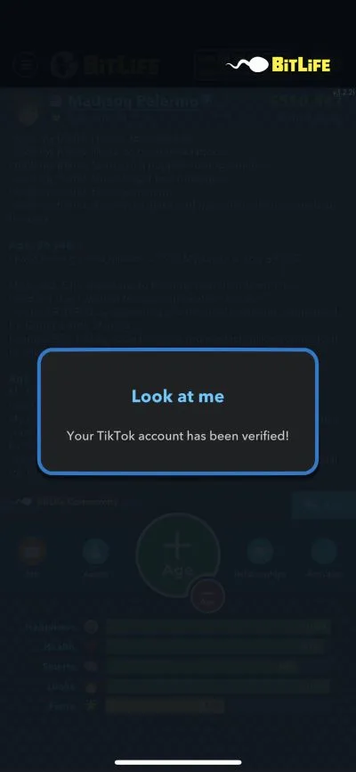 bitlife tiktok account