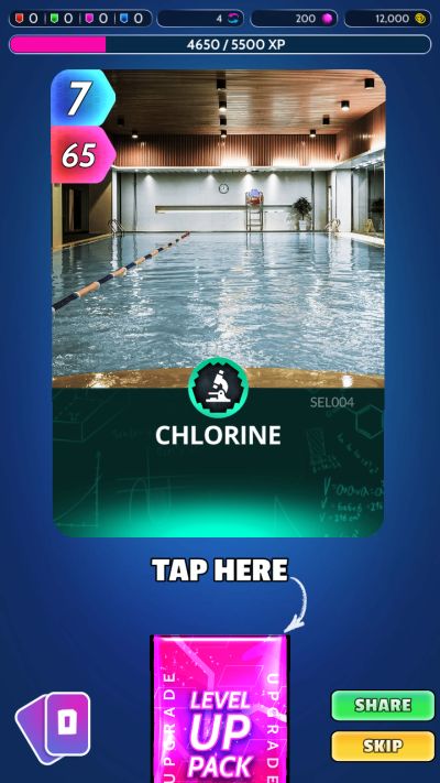cards, universe and everything chlorine