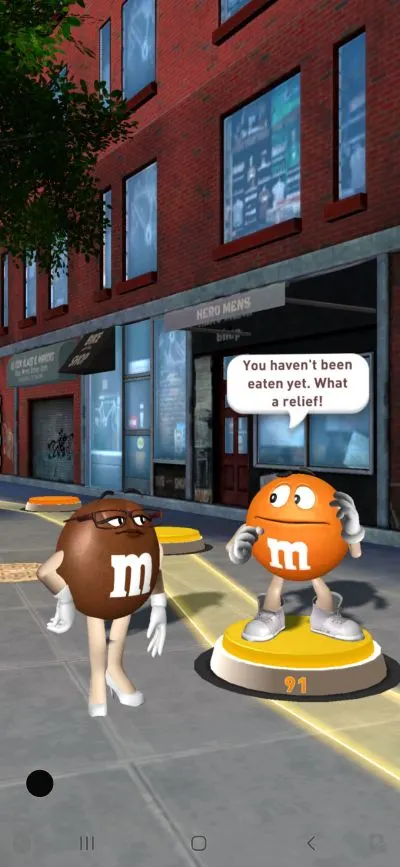 m&m's adventure mascots